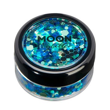 Moon Glitter Mystic Chunky Glitter Atlantis 3g, Hobby & Loisirs créatifs, Articles de fête, Verzenden