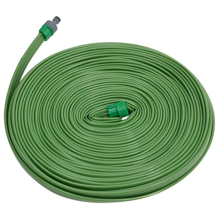 vidaXL Sproeislang 3-pijps PVC 15 m groen, Tuin en Terras, Tuinslangen, Nieuw, Verzenden