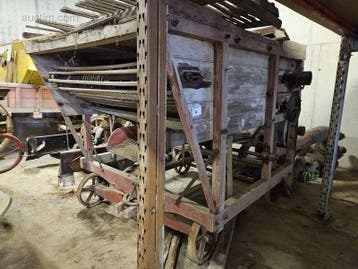 Antieke cylinderdorsmachine E. Cuvelier, Jardin & Terrasse