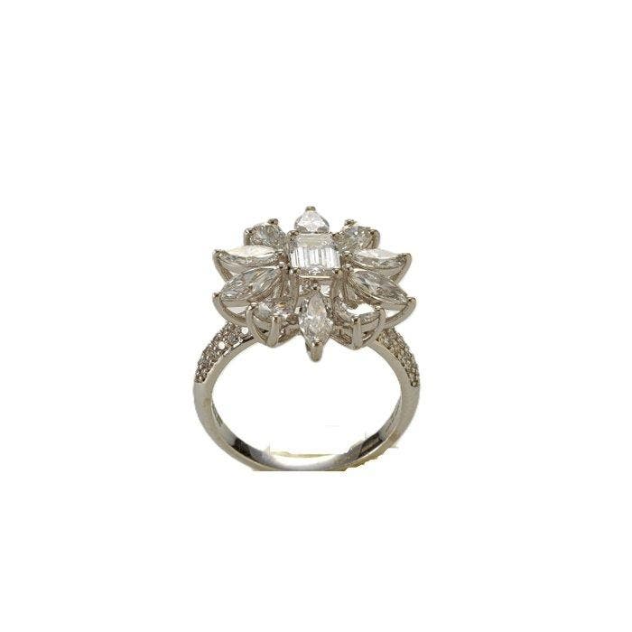 Ring - 14 karaat Witgoud - 2.62ct. tw. Diamant (Lab-grown) -, Bijoux, Sacs & Beauté, Bagues
