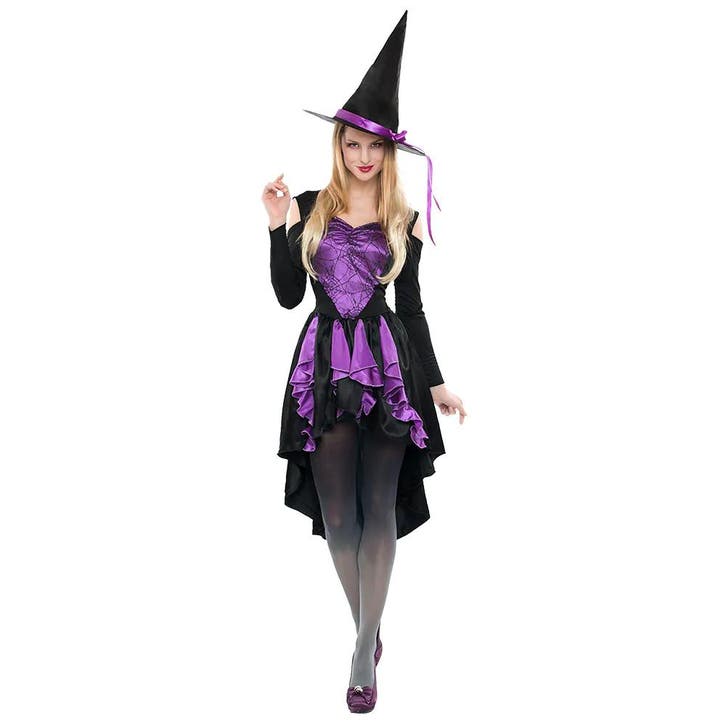 Halloween Jurk Dames Heks, Hobby en Vrije tijd, Feestartikelen, Nieuw, Verzenden