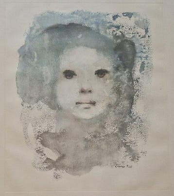 Leonor Fini (1907-1996) - Portrait de jeune fille : Justine