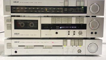 Akai - AT-K1 - HX-1 - AM-U1 Hifi-set, Nieuw