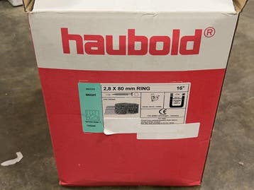 Veiling - 18x Haubold brads op rol 2,8x80mm, Doe-het-zelf en Bouw, Nieuw