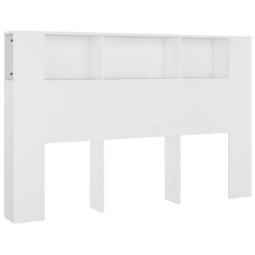 Hoofdbordkast 160cm | Pak 59% korting | Retour deal, Huis en Inrichting, Gebruikt, Verzenden, Wit, Modern