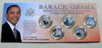 Verenigde Staten. 5 Quarter Dollar Gedenkmedaillen in Farbe,