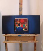 Gerard Boersma (1976) - Brug Und Sonne (painting of man