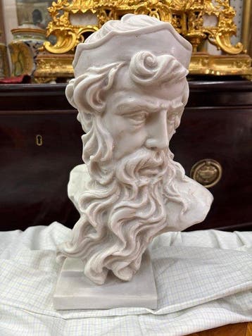 sculptuur, Poseidone - 31 cm - Composiet