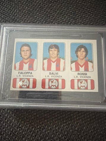 1976/77 Panini paolo Rossi - PSA 6 Graded sticker