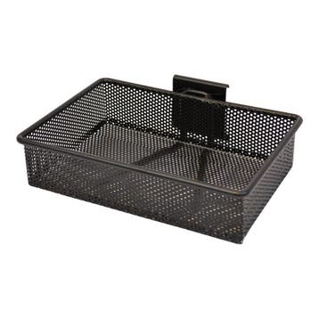 Metalen opbergmand 29 x 20 x 7 cm – wandhouder –, Ophalen of Verzenden