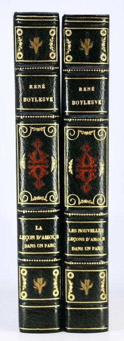 René Boysleve / Sylvain Sauvage - La leçon damour dans un, Antiek en Kunst