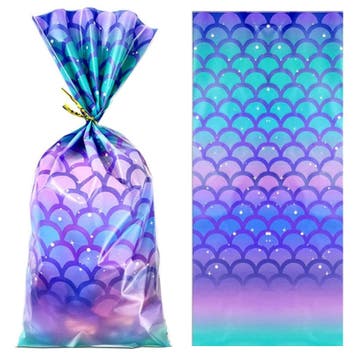 Fako Bijoux - Uitdeelzakjes Zeemeermin - 12.5x27.5cm - 50, Verzenden