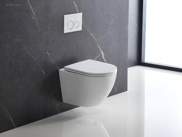 Design Hangtoilet Tornado wit - Gesloten..., Bricolage & Construction