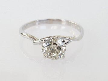Sans prix de réserve - Bague de fiançailles - 14 carats Or