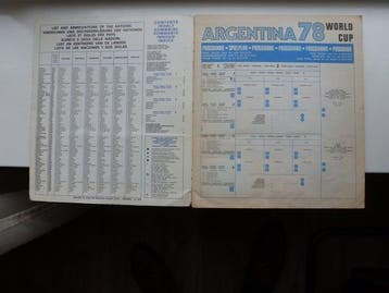 1978 Panini World Cup Argentina 78 Original edition - 1