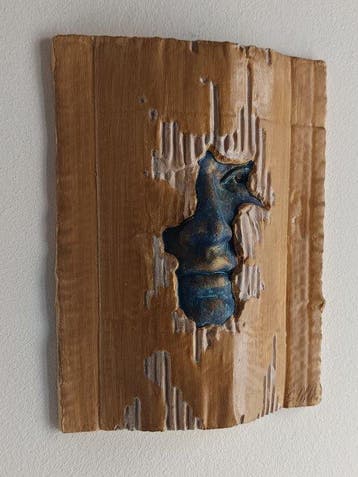 Salvatore Alibrio - Wrapping - bronze effect, Antiek en Kunst