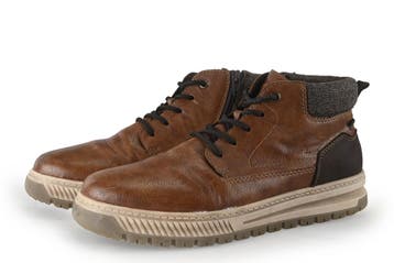 Rieker Veterboots in maat 42 Bruin, Bruin, Verzenden, Boots, Zo goed als nieuw