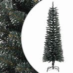 vidaXL Kunstkerstboom met standaard smal 150 cm PVC groen, Verzenden, Nieuw