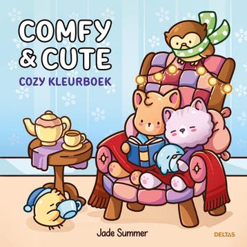 Comfy & Cute - Cozy kleurboek Jade Summer, Hobby & Loisirs créatifs, Dessin, Ophalen of Verzenden