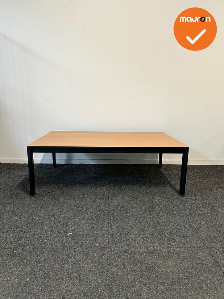 Ahrend salontafel - 120x80x40 - Zwart onderstel - beuken bla, Articles professionnels, Aménagement de Bureau & Magasin | Mobilier de bureau & Aménagement