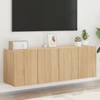 vidaXL Tv-meubels 2 st wandgemonteerd 60x30x41 cm sonoma, Huis en Inrichting, Kasten |Televisiemeubels, Verzenden, Nieuw