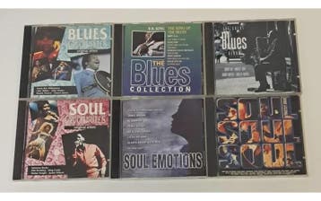 Verzameling van 6 Diverse Blues & Soul Verzamel CD's, Cd's en Dvd's, Verzenden, Nieuw in verpakking, Blues