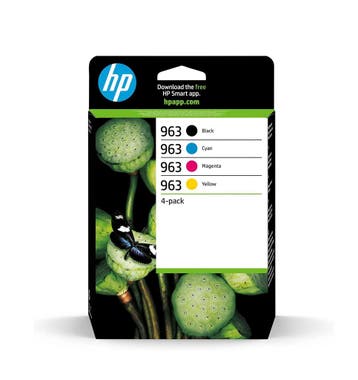 HP 963 Zwart, Cyaan, Magenta, Geel, Pack van 4 Originele..., Ophalen of Verzenden, Nieuw