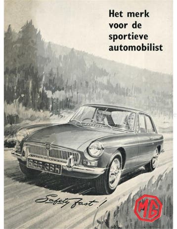 1966 MG PROGRAMMA BROCHURE NEDERLANDS, Nieuw