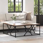vidaXL Salontafel Oud Hout 100 x 100 x 40 cm Bewerkt hout, Huis en Inrichting, Verzenden, Nieuw