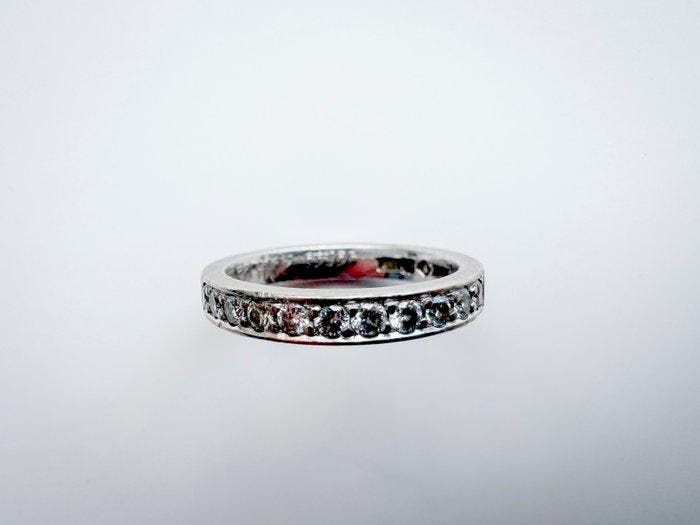 Ring - 18 karaat Witgoud - 0.28ct. tw. Diamant (Natuurlijk), Bijoux, Sacs & Beauté, Bagues