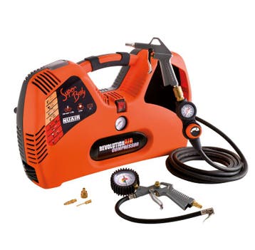 2dekans | NUAIR Compressor - Zonder Olie - Super Boxy - 2 L, Ophalen of Verzenden, Nieuw