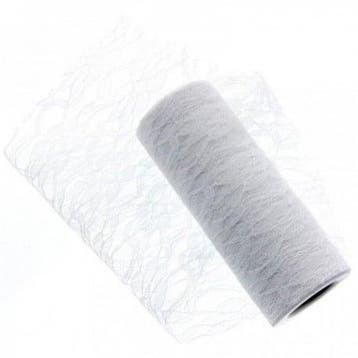 Kant lint Wit 15 cm rol 10 meter, Nieuw