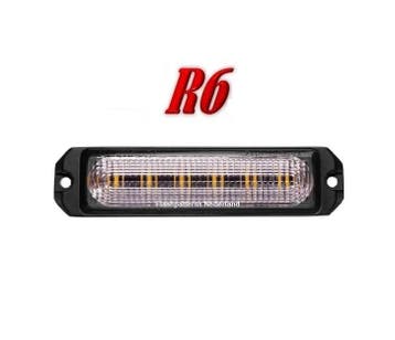 R6 Led Flitser ECER65 Super Fel 6 x 5 Watt Hoog Intensiteit, Ophalen of Verzenden, Nieuw