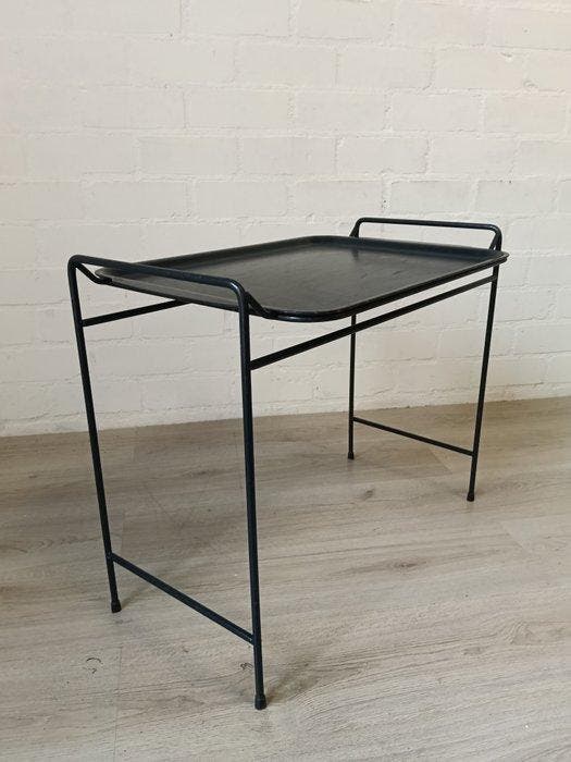 Silva - Bijzettafel - Metaal, Hout, Antiek en Kunst, Antiek | Meubels | Stoelen en Sofa's