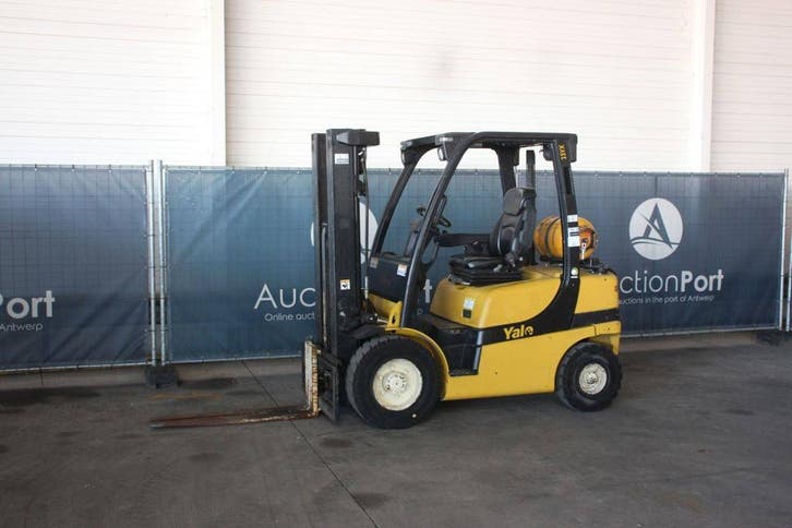 Veiling: Heftruck Yale GLP25VX LPG 2350kg 4.95m 2017, Articles professionnels, Machines & Construction | Chariots élévateurs & Transport interne
