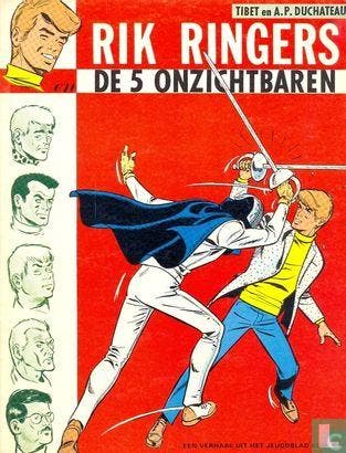 Rik Ringers en de 5 onzichtbaren - 1970, Boeken, Stripverhalen, Zo goed als nieuw, Eén stripboek, Verzenden
