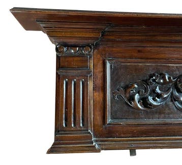 Fogliano - Bed - Walnoot - Hoofdbord voor tweepersoonsbed