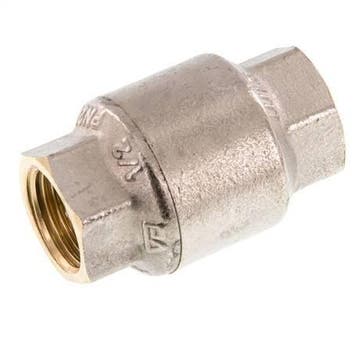 G 1/2 Clapet Anti Retour Nickelé Laiton 20 Bar (290 Psi), Verzenden, Nieuw