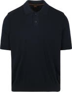 BOSS Asac Polo Navy maat Maat 52/54 (L) Heren, Kleding | Heren, Polo's, Maat 52/54 (L), BOSS, Nieuw, Verzenden