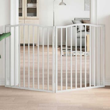 vidaXL Hondenhek inklapbaar 2 panelen 160 cm populierenhout, Verzenden, Nieuw