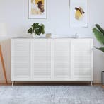 vidaXL Kastdeuren met lamellen 4 st 99,3x49,4 cm grenenhout, Doe-het-zelf en Bouw, Verzenden, Nieuw