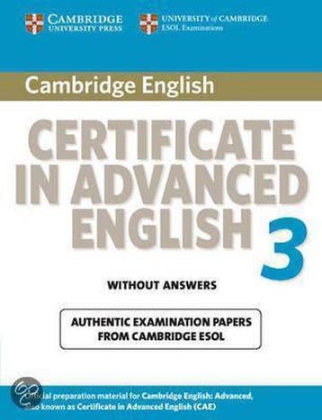 Cambridge Certificate In Advanced English 3 For Updated Exam, Verzenden
