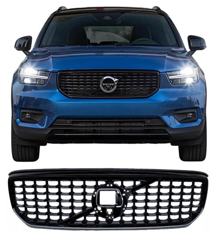 Grill | Volvo XC40 | 2018-2023 | R-design look |  glanzend z, Autos : Pièces & Accessoires, Carrosserie & Tôlerie, Envoi