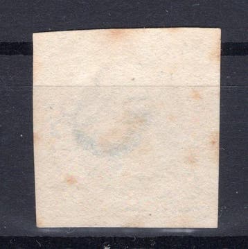 Nederland 1852 - Koning Willem III, 5 cent blauw - NVPH 1 -, Gestempeld