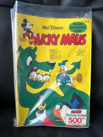 Micky Maus T1 à T52 - German edition - 52 Comic - 1969, Livres, BD