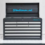 Datona Gereedschapskist met 9 laden - zwart - Datona, Ophalen of Verzenden, Nieuw