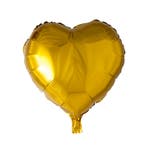 Helium Ballon Hart Goud 45cm leeg, Hobby en Vrije tijd, Feestartikelen, Verzenden, Nieuw
