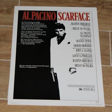 Al Pacino - Scarface - Jaren 1980, Nieuw