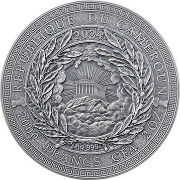 Kameroen. 2000 Francs 2024 Republic of Cameroon 2000 francs