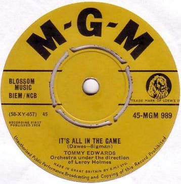 Tommy Edwards - Its All In The Game, Verzenden, Gebruikt